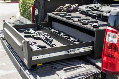 metal frame gun box|vehicle gun storage boxes.